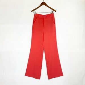 NEW Alice + Olivia Coral Wide Leg Pants High Rise Size 4 Work Business
